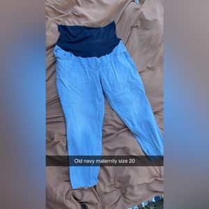 Old navy maternity jeans